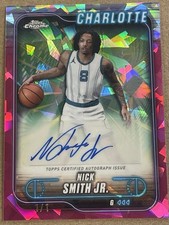 2024-25 Topps Chrome 1/1 Padparadscha Nick Smith Jr. Auto Autograph - Lakers