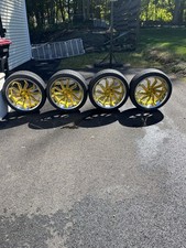 20x9azad Wheels Az1101 Gold Brushchrome Ss Lip Rims B01