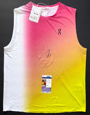 BEN SHELTON SIGNED ON CLOUD RUNNING SHIRT COURT T TANK AUSTRALIAN