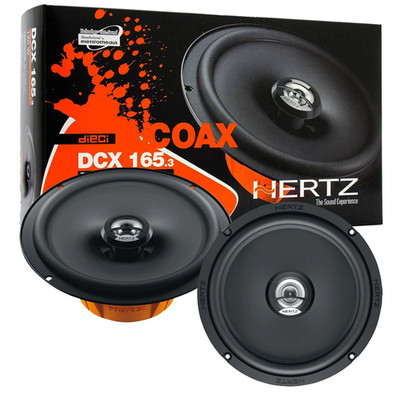 Hertz DCX 165.3 Dieci Series 6.5'' 2-Way Coaxial Car Audio Speakers 120W