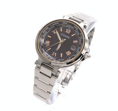 Citizen xC Happy Flight EC1010-57X Brown Radio Solar Watch