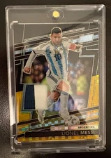 2024 Panini National VIP #63 Lionel Messi Black/Gold Memorabilia, 3/5