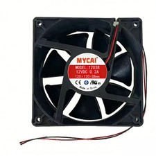 120 120 38mm 12V/24V/48V Dual Ball Bearing Long Life High Airflow Fan for UPS