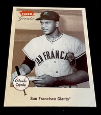 2002 Fleer Greats of the Game Orlando Cepeda #11 San Francisco Giants MLB HOF