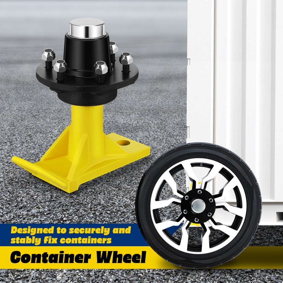 2Pack Shipping Container Wheels 6-Lug Wheels Kit, Shipping Container ...