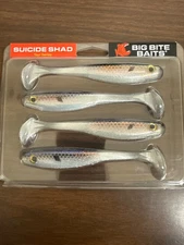 Big Bite Baits 5" Suicide Shad Swimbait - Gizzard Shad