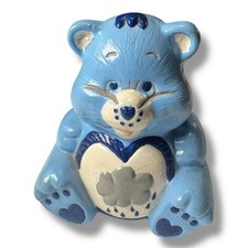 Vintage Care Bears Ceramic Hand Painted - 1980s - Grumpy Bear - Original SRE
