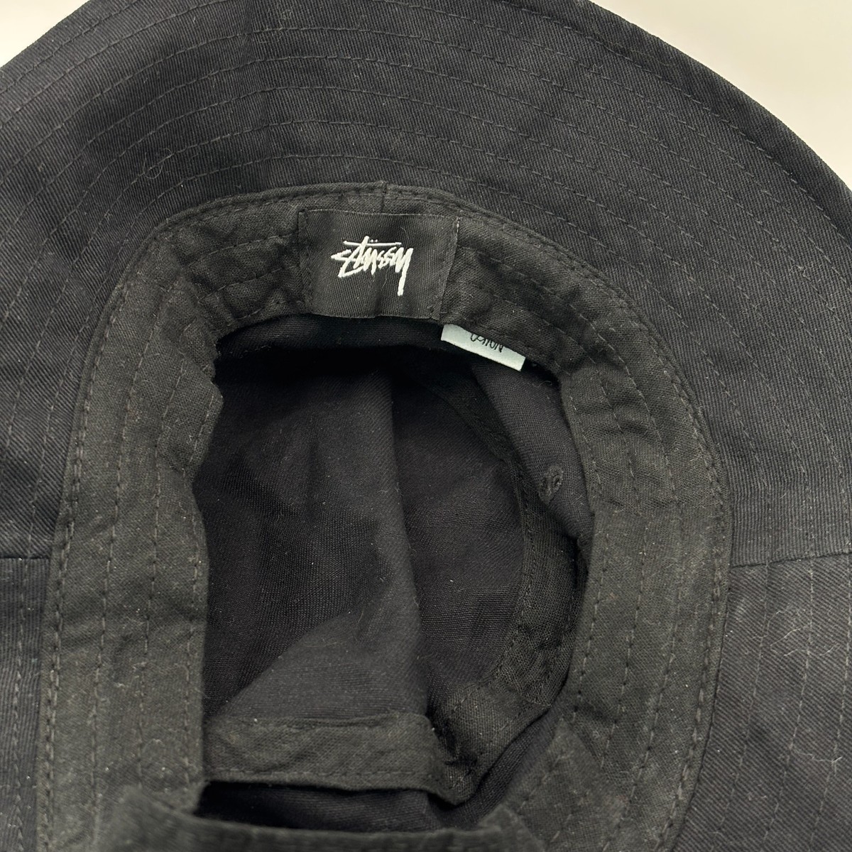STUSSY 8 BALL HAT バケットハット バケハ エイトボール STUSSY BUCKET HAT 8 BALL BUCKET HAT WHITE L/XL SUMMER CAMPING