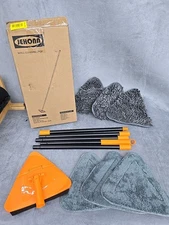 78.5" Wall Cleaning Mop, 6 Washable Pads