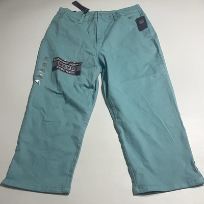 Gloria Vanderbilt Amanda Capri Pants Heritage Jeans Women 14 Blue 34x21 NWT