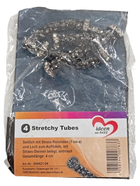 Ideen mit Herz SchmuckanhäNger Zum Basteln Stretchy Tubes Grau Hobbys &-image