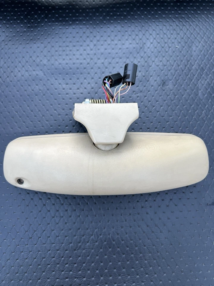 93-02 Mercedes R129 SL500 SL320 Interior Rear View Mirror Beige 1298110131 OEM - Bild 4 von 4