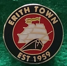 Erith Town FC Enamel Badge (ONLY 1 LEFT @ £4.50)-By Terry's Badges- NON-LEAGUE