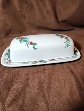 Cordon Bleu International  BIA Cristmass Butter Dish With Lid