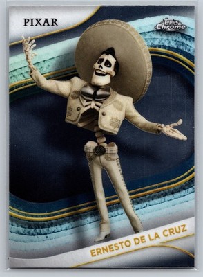 2025 Topps Chrome Disney Pixar #73 Ernesto de la Cruz Coco Chrome Card
