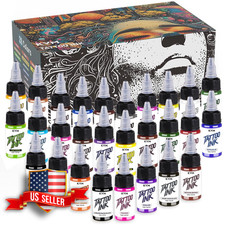 KVM Tattoo Ink Set 28 Colors High Saturation Easy to Apply
