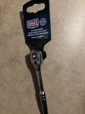 Sealey Premier 1/4 Drive Pear Head Ratchet Flip Reverse