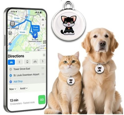 2025 Smart GPS Pet Tracker   No Subscription, 365-Day Battery    