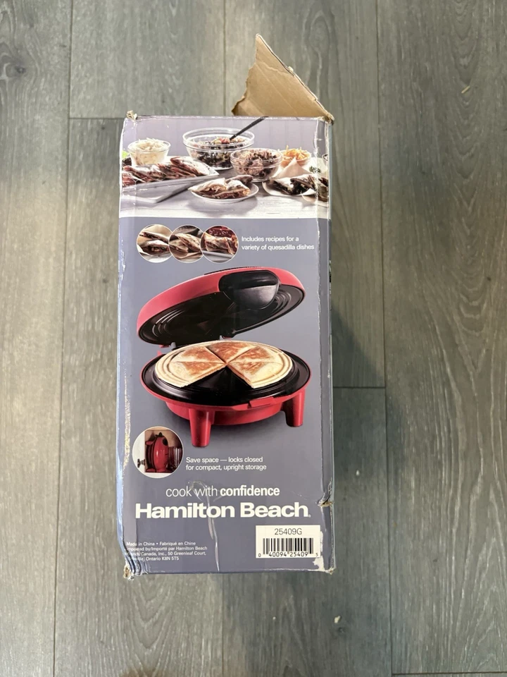 Hamilton Beach Quesadilla Maker - Red - 25409 - Image 2 of 4