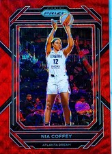 Nia Coffey 2023 WNBA Prizm Basketball Ruby Red Wave Prizms Refractor Card #23
