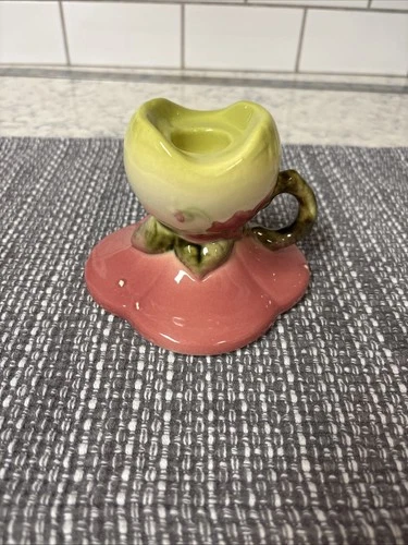 Vintage Hull Pottery Woodland Candleholder