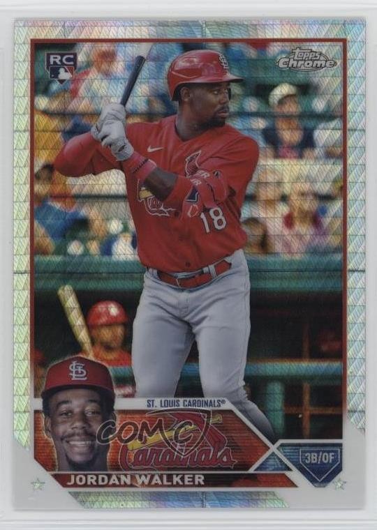2023 Topps Chrome Prism Refractor Jordan Walker #209 00hw
