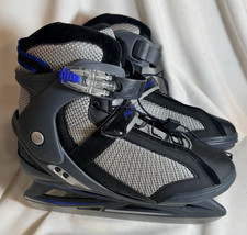 Jackson Ultima Softec Women's Adjustable Ice Skates - Gray and Black, Size 10