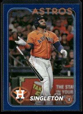 Jon Singleton 2024 Topps Update #US323 Royal Blue