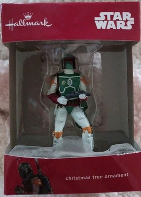 Hallmark Star Wars Boba Fett Christmas Tree Ornament Disney 