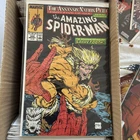 AMAZING SPIDER-MAN # 324 SABRETOOTH LARSEN MCFARLANE 1989 MARVEL COMIC BOOK
