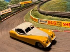 VINTAGE DINKY TOYS #157 JAGUAR XK120 YELLOW & GREY 1/43 SCALE GENUINE ORIGINAL