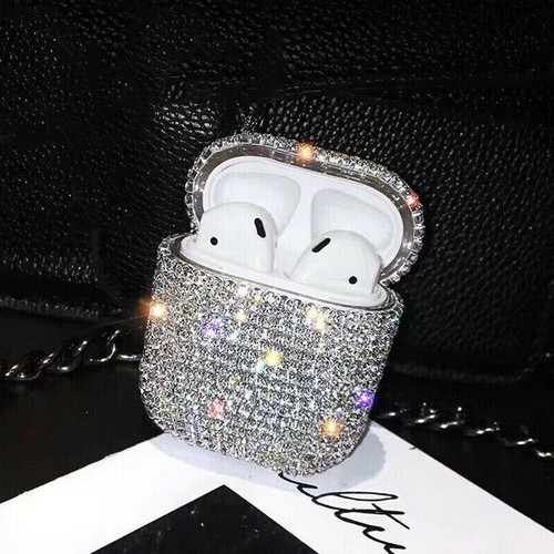 Luxury Bling Diamond Hard Case For Apple AirPods 2 1 Glitter Airpod Protector - Zdjęcie 4 z 13