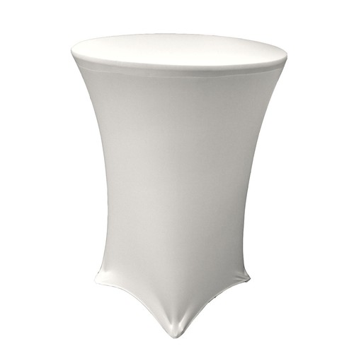LA Linen Round Spandex Cover For Cocktail Highboy Table. Made in USA - Picture 11 of 11