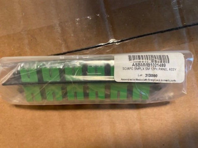ASBMMB1021489 Telect SC/APC SMPLX SM 12PK PANEL ASSEMBLY (NEW)