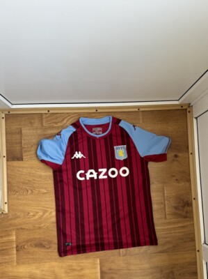 ASTON VILLA FOTBALL  2021 2022  KAPPA JERSEY ENGLAND SOCCER S block core