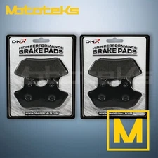 HARLEY DAVIDSON BRAKE PADS SEMI SINTERED METALLIC FOR SOFTAIL FRONT&REAR SET