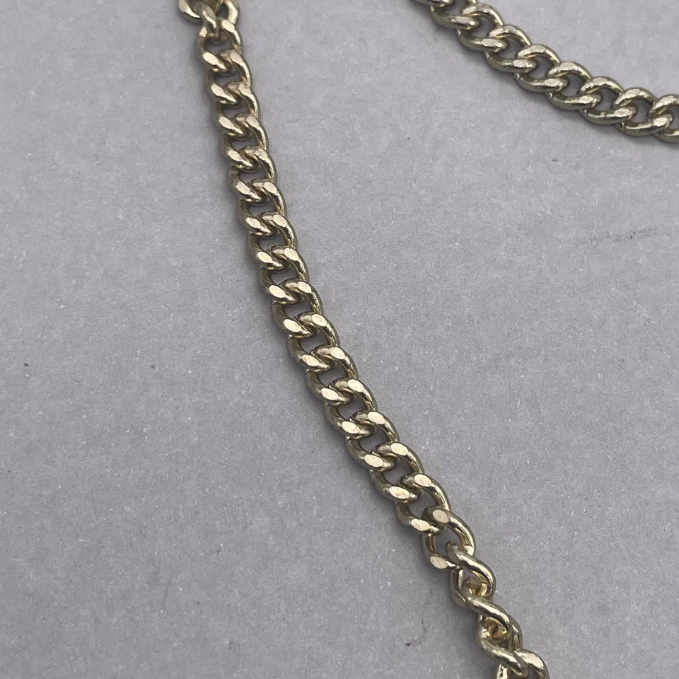 Calvin Klein бар подвеска обочины ссылка цепочка длинное ожерелье золотистый 42 дюймов - Изображение 4 из 4