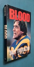 SIGNED Blood by JACK YOUNGBLOOD First Edition 1988 Hardcover w/ Joel Engel Rare!