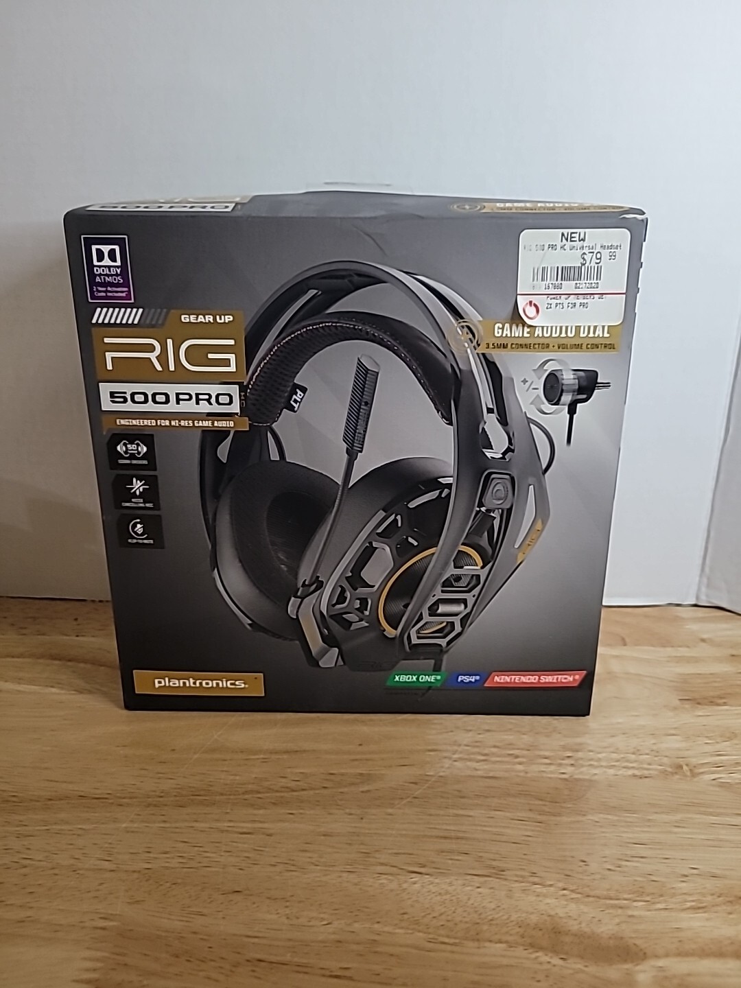 Gaming Headset and Mic Plantronics Rig 500 Pro HC for PS4 XBOX PS5 PC Gaming New-image