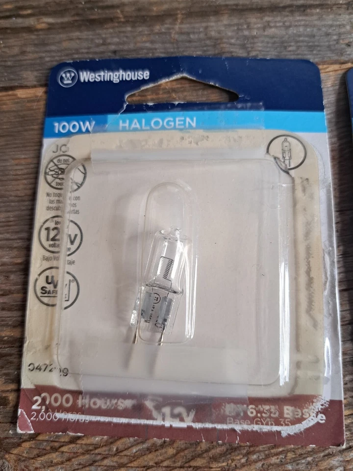 (2)Westinghouse 50 Watt Low Voltage Bulb White Decorative 2pk Brand New - Image 4 of 4