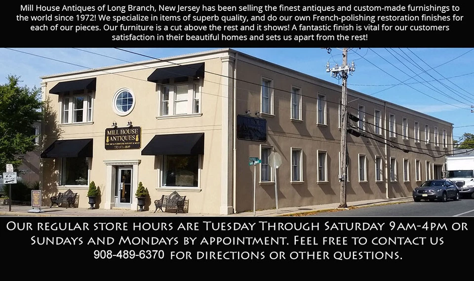 Precioso piso victoriano de palo de rosa del siglo XIX de Thomas Brooks Brooklyn NY Foto 3 de 4