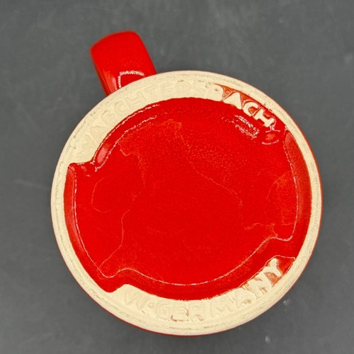 Waechtersbach CHRISTMAS TREE Coffee Mug Joy 3 7/8" Red Germany Excel. - Picture 5 of 7