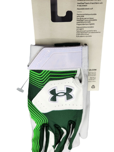 Under Armour Mens UA Clean Up Baseball Softball Adult Batting Gloves Sz Small - Picture 6 of 7