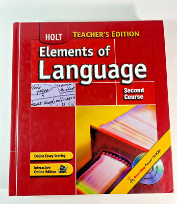 Holt Elements of Language Second Course 2004 Teacher's Edition 0030686849