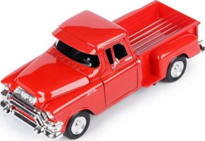 1955 GMC Blue Chip Pickup Red (Timeless Legends) Diecast 1:24 Scale Model -