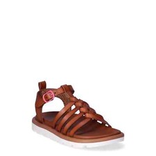 Wonder Nation Toddler Girls Brown Gladiator Strappy Sandals NWT