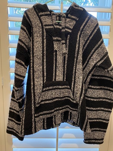 Baja Mexican Blanket Pullover Sweater 