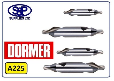 DORMER A225 ZENTRIERBOHRER - BS1 1/8 ZOLL BIS BS5 7/16 ZOLL PROFIQUALITÄT BIS BS328