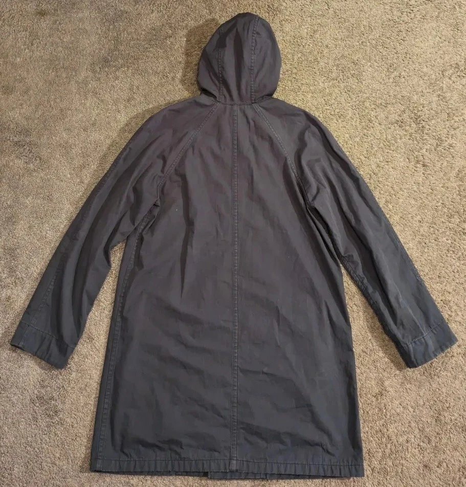 Women's A.P.C. Rue Madame Paris Anorak Lightweight Parka Jacket Blue Small - Image 4 of 4