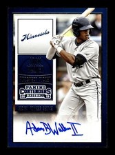 2015 Panini Contenders Adam Walker #2 Prospect Ticket Autographs